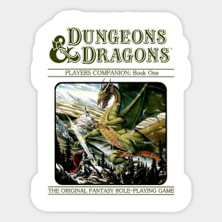 dungeons and dragons old style Sticker